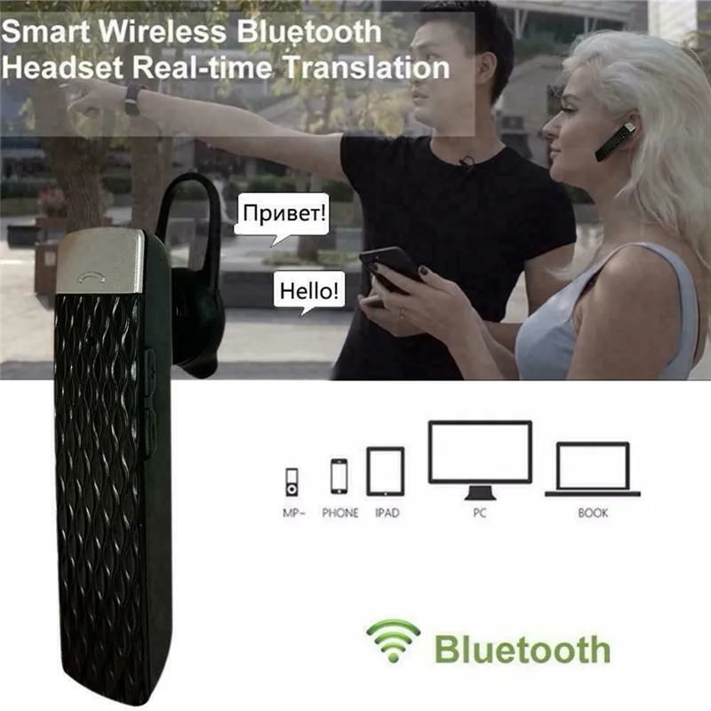 Портативный 33 языков умный переводчик мгновенный голосовой перевод Bluetooth 5 0