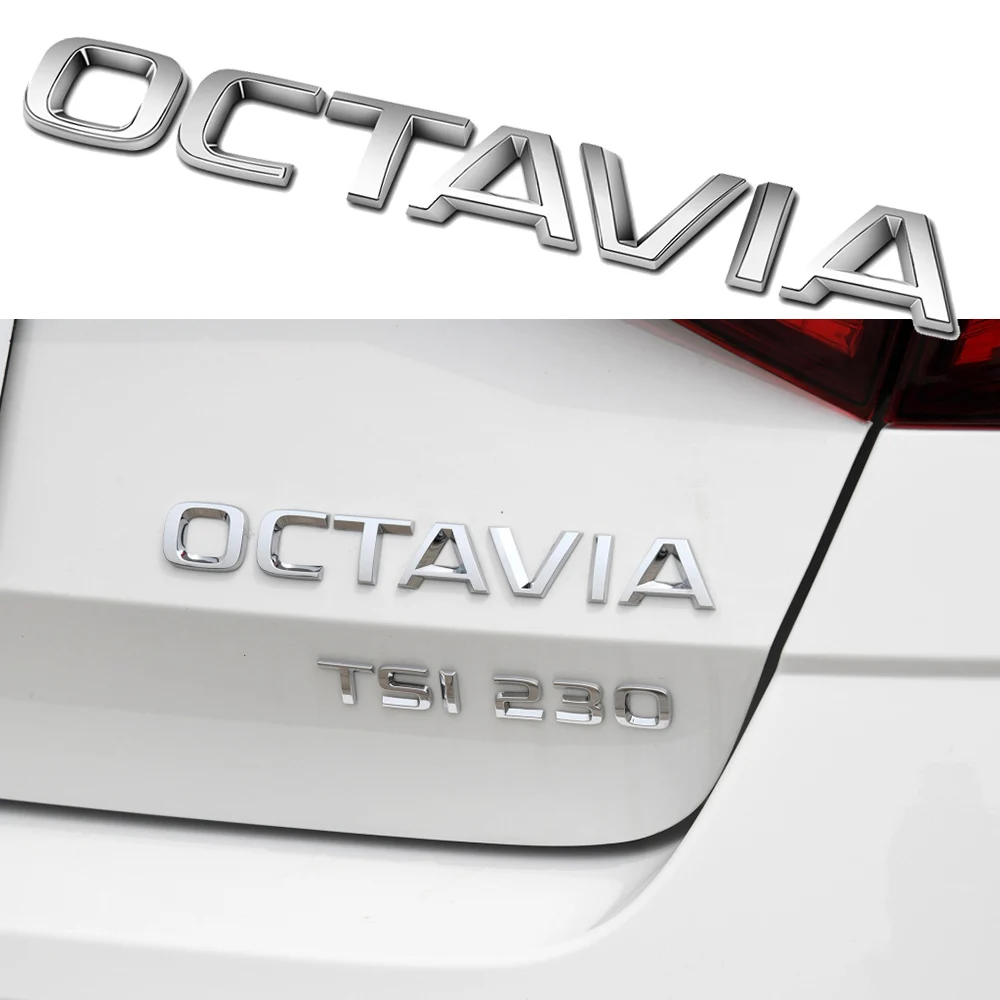 Автомобильный багажник 3D буквами логотипами Superb Octavia клей Стикеры из АБС