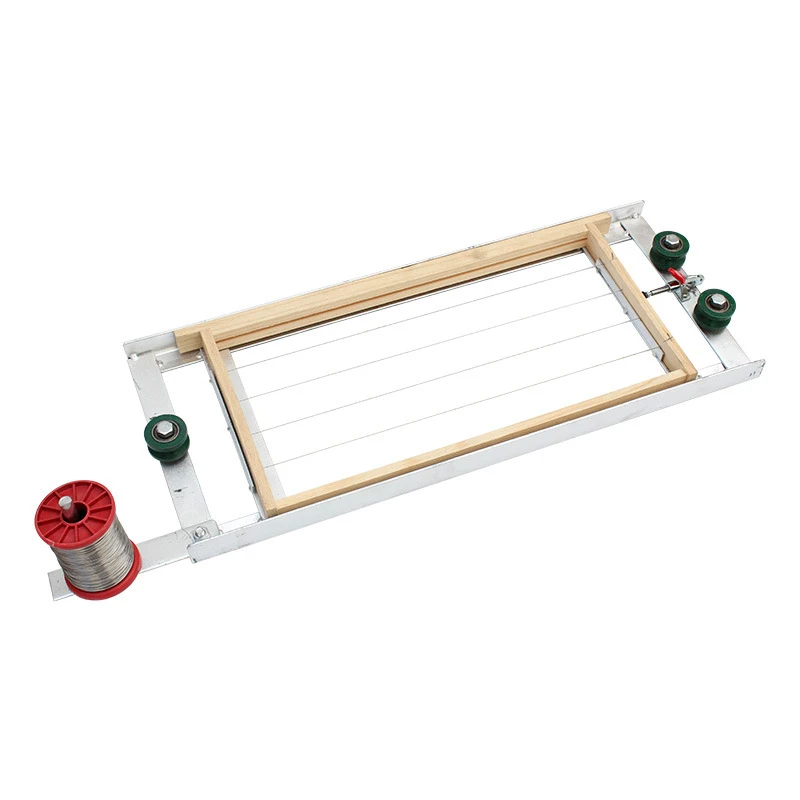 

Honeycomb Frame Wire Machine Bee Tool Threader Wire Tensioner Beekeeping Stainless Steel Installation Wire Tensioner