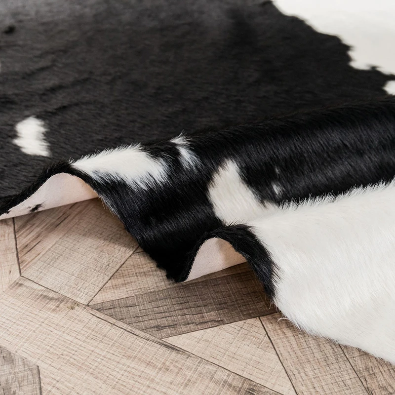 

'The Best' Simulation Cow Carpet Modern Style Irregular Rug for Bedroom Living Room Home Floor 889