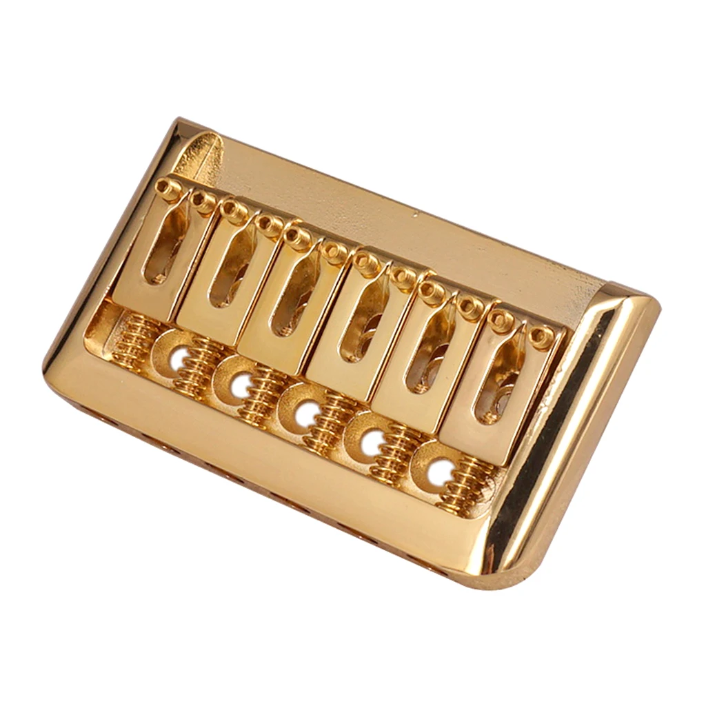 Металлическое гитарное седло с перемычкой для 6-струнной электрогитары бас