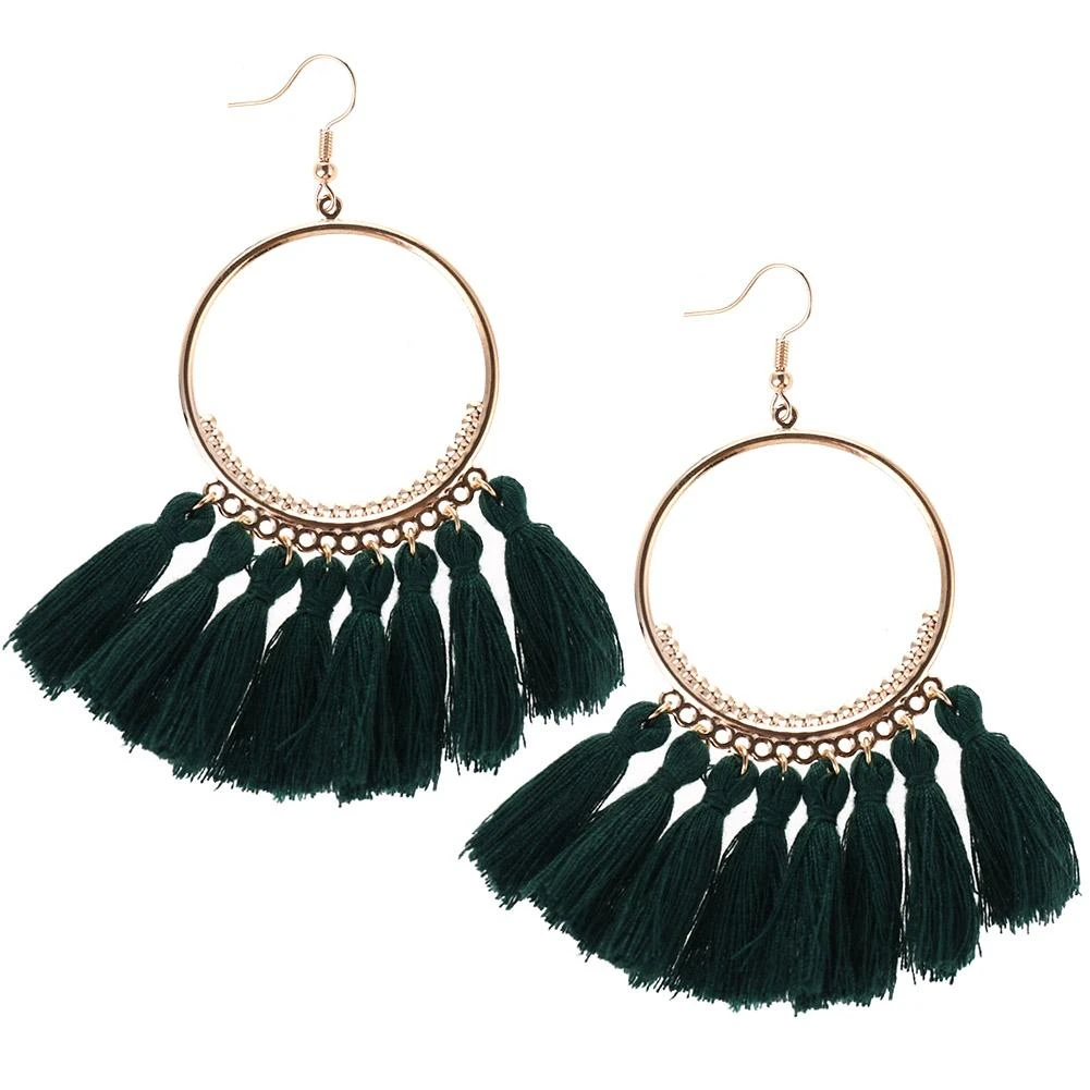 Новое поступление этнические серьги ручной работы модные богемные Стильные