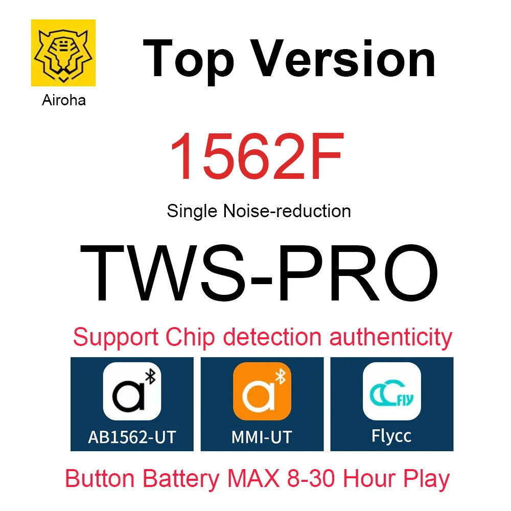 

Беспроводная Bluetooth-гарнитура TWS AIR PRO 1562F Airoha
