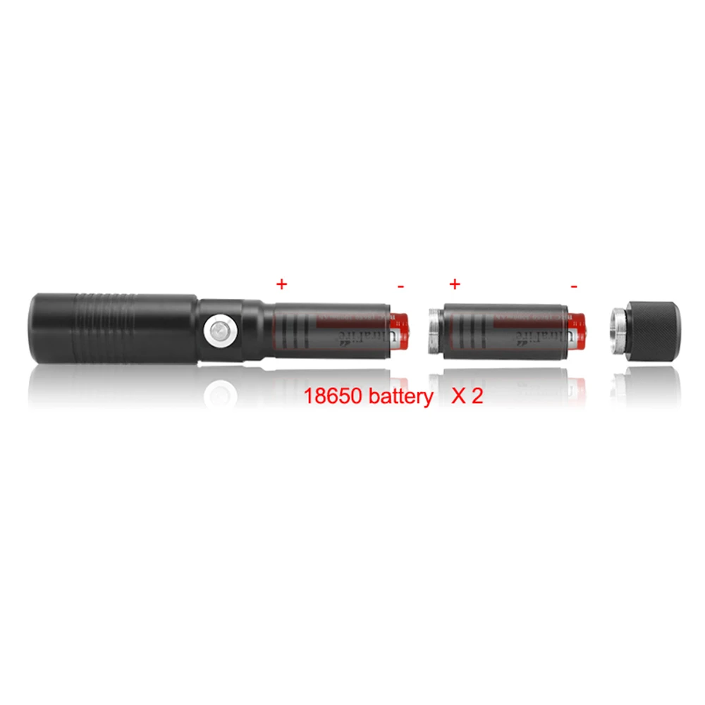 CWLASER самый мощный 1W 520nm портативный Фокусируемый Зеленый лазерный указатель с замком(черный