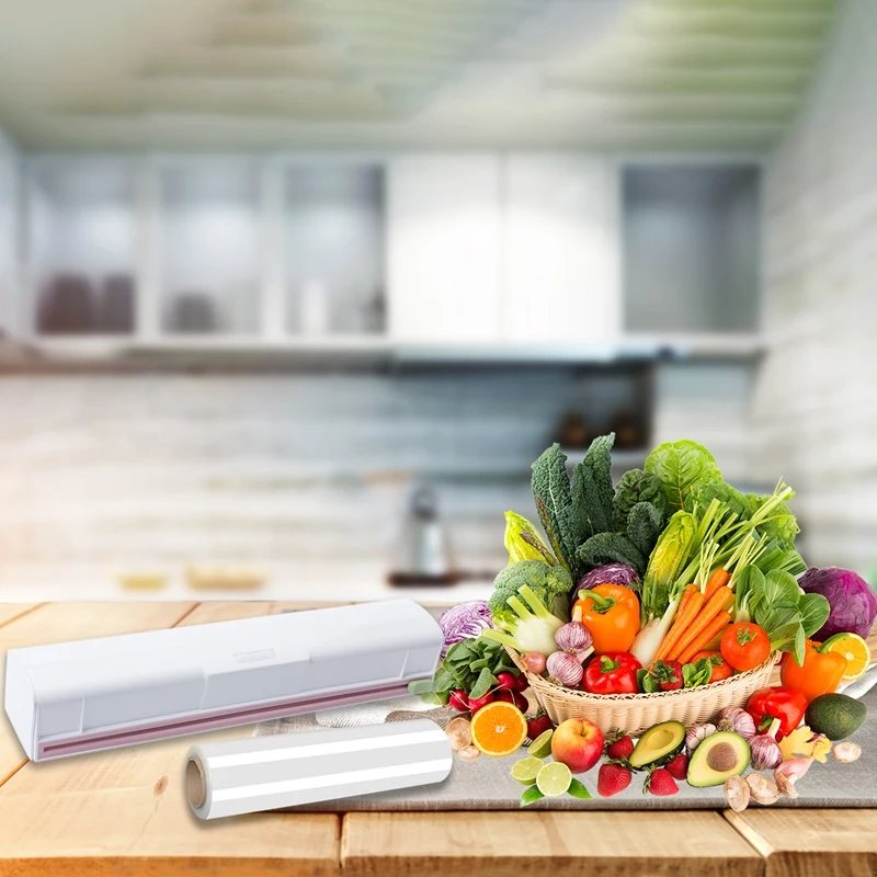 Пищевой пластик пищевая пленка Диспенсер консервант резак кухонный инструмент