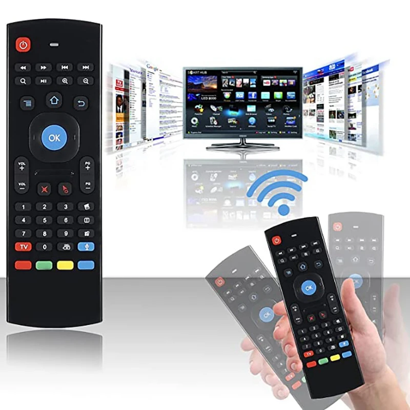 Умный голосовой пульт дистанционного управления 2 4G инфракрасная Летающая мышь