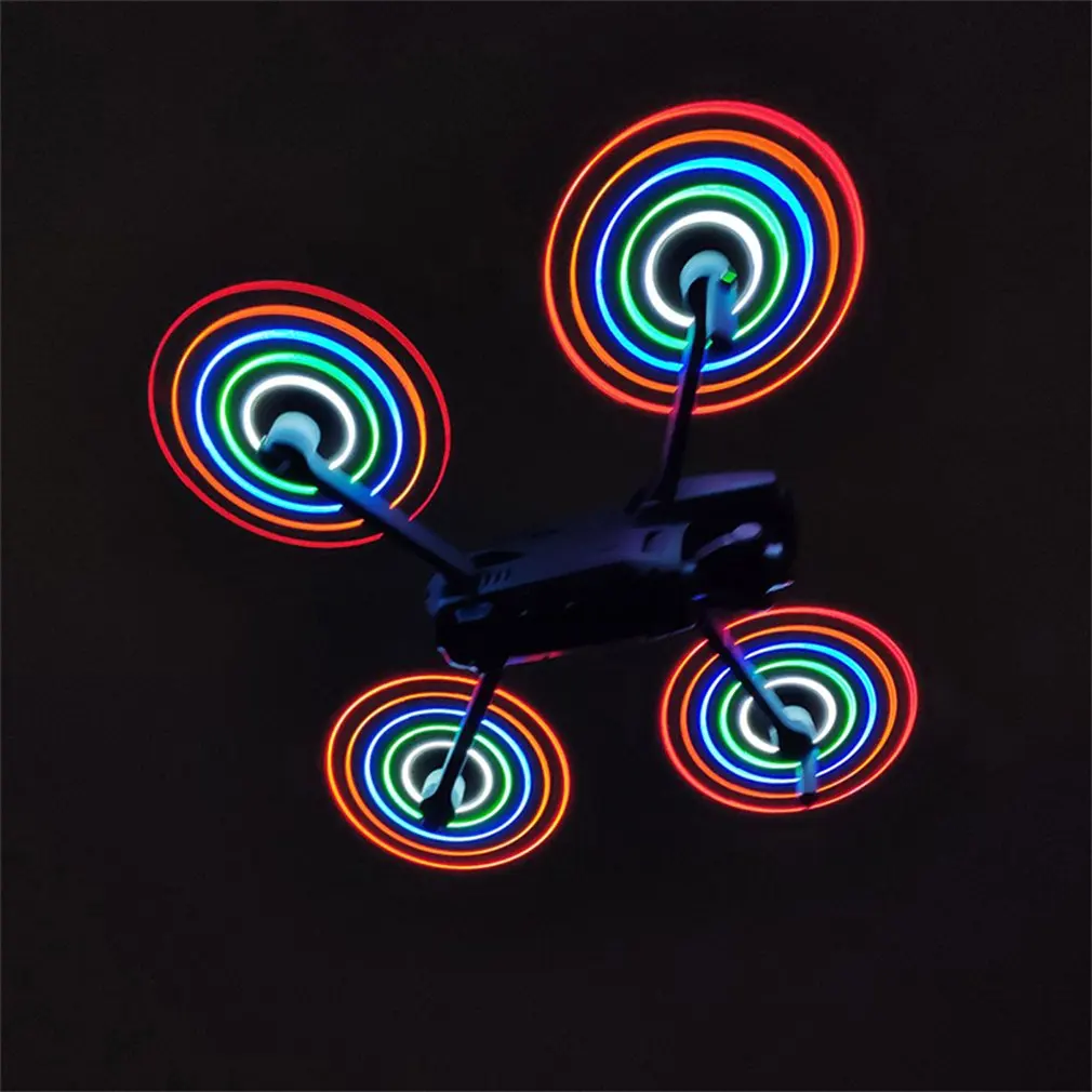 STARTRC Mavic LED Colorful Lights Flash Propeller Rechargeable Propeller Night Flying For DJI Mavic Air 2 Drone Propeller