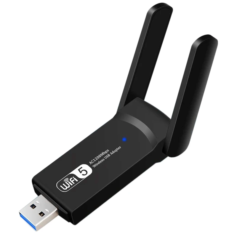 

USB 1200 Мбит/с Wi-Fi адаптер двухдиапазонный Wi-Fi 5 ГГц 2,4 ГГц 802.11AC RTL8812BU антенна Wi-Fi сетевой адаптер карты для ноутбука, настольного компьютера