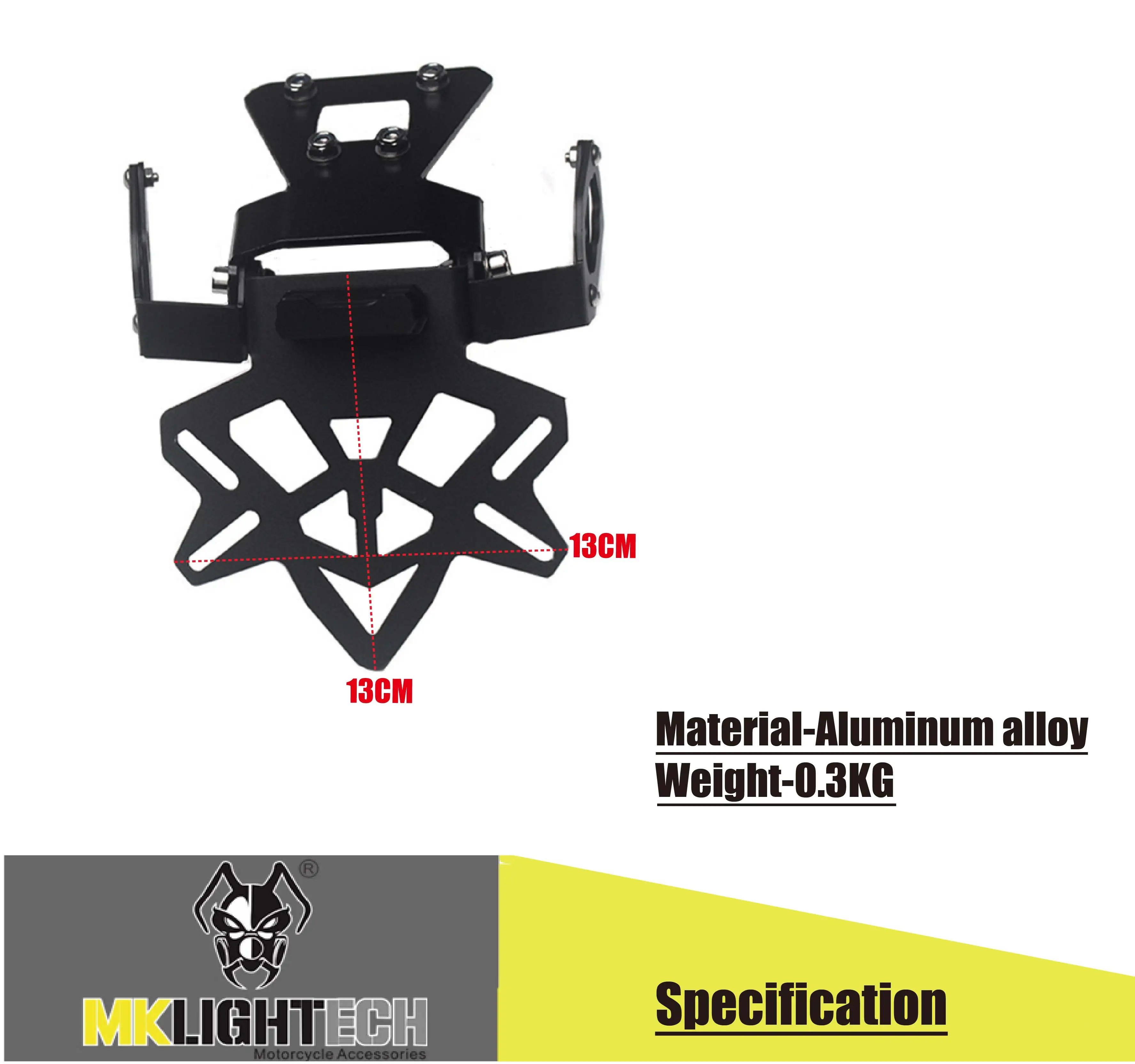 

MKL IGHTECH FOR Kawasaki Ninja 400 NINJA 400 tail tidy fender rear support license plate frame rear card 2018-2019