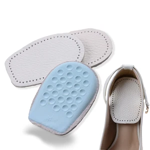 Стельки для обуви из натуральной кожи, стельки для подушек на пятке, массажные вставки, латексные вставки для боли в пятке, обувь для мужчин и женщин