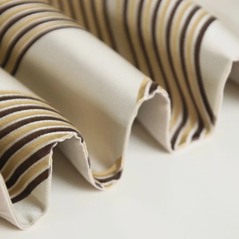 

European classical wave pattern jacquard wild table runner cabinet coffee table living room sofa decoration