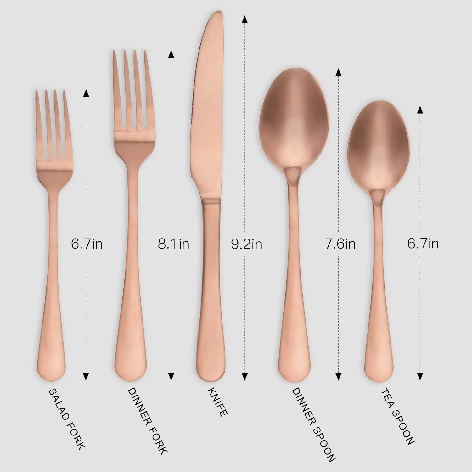 Набор золотых ложек и ножей 5 шт. набор столовых приборов свадебная посуда