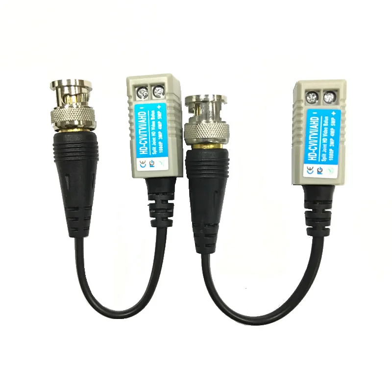 ESCAM 100C для 2MP 3MP 4MP 200M(660ft) диапазон HD CVI/AHD/TVI Twisted BNC CCTV пассивные трансиверы Cat5 UTP Video