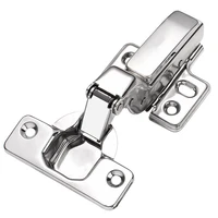 4pcs stainless steel hinges cabinet door mute hydraulic hinges damper buffer soft close for cabinet kitchen furniture hardware