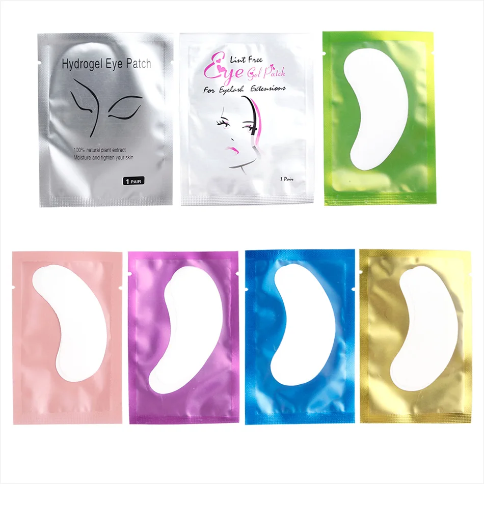 

Disposable Eye Lashes Paper Patches Eyelash Under Eye Pads Lash Eyelash Extension Eye Tips Sticker Wraps Makeup Tools 100 Pairs