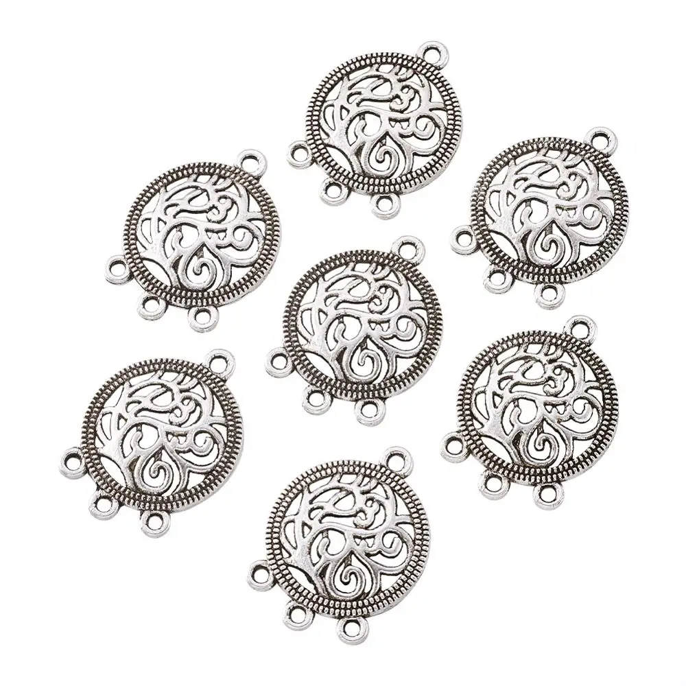 

Составные звенья для люстры в тибетском стиле античного серебра для изготовления серег, без свинца, кадмия и никеля