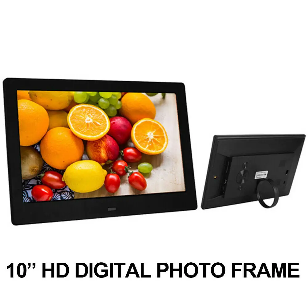

10" Multiple Functions HD Digital Photo Frame Electronic Picture Video Player Album Dispaly Stand US Plug