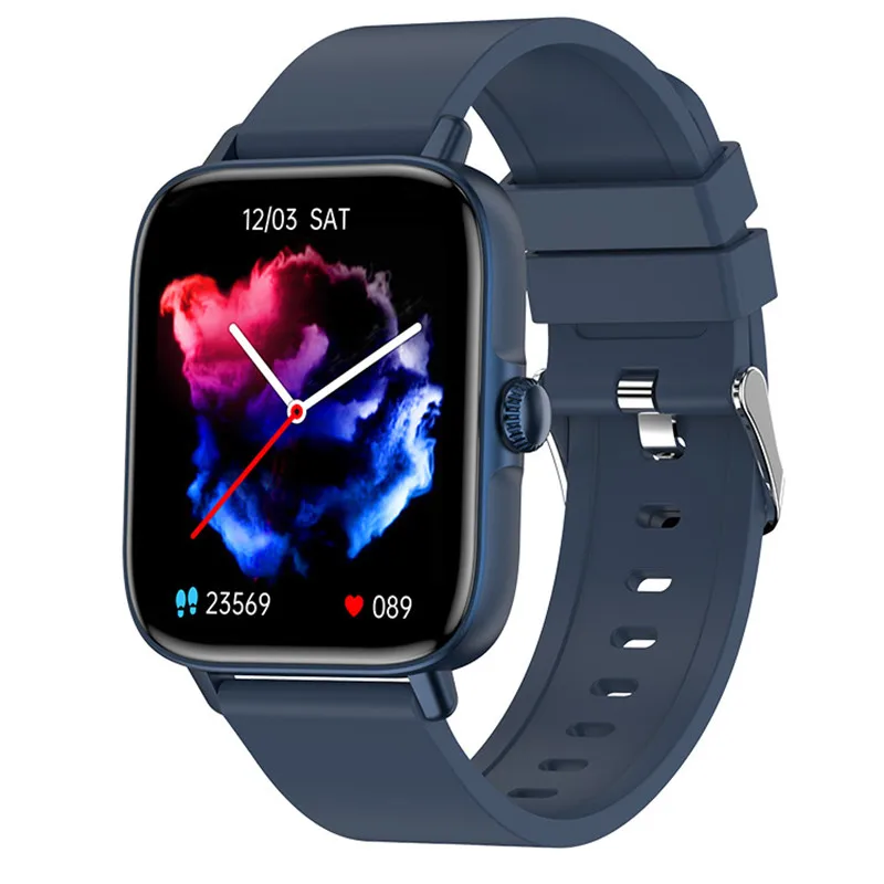 

T46S Smart Watch 1.7 Inch Big Screen BT Call Music Control Body Temperature Monitoring Ladies Woman Fitness Sports Smartwatch