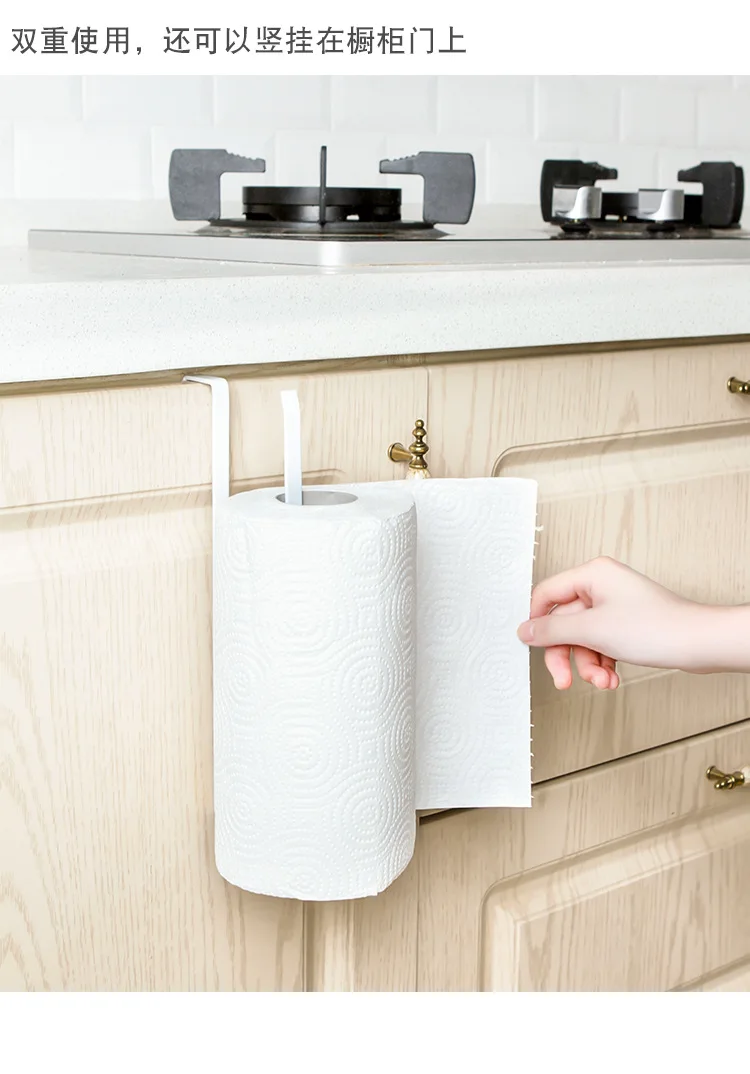 Железный Держатель кухонных салфеток подвесной держатель рулона туалетной