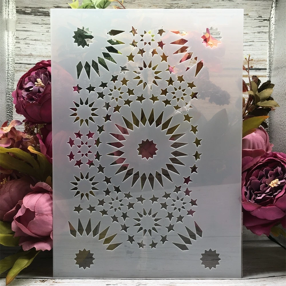 

A4 29cm Sunflower Round Geometry DIY Layering Stencils Wall Painting Scrapbook Coloring Embossing Album Decorative Template
