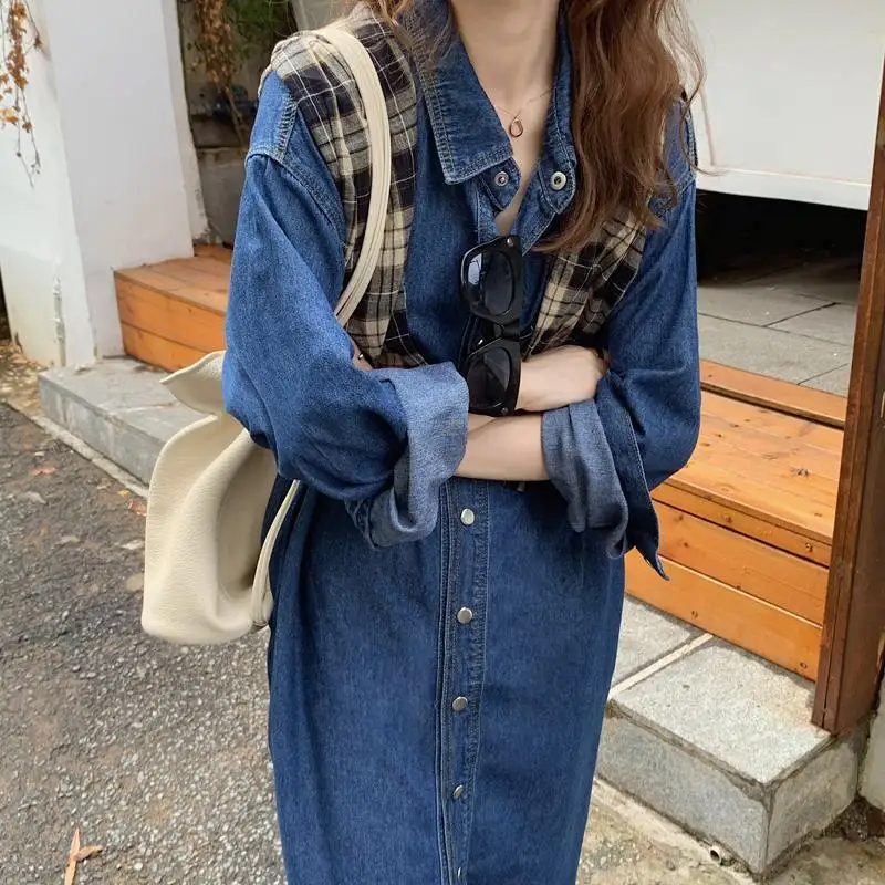 

2021 Autumn Women Hole Denim Jacket Harajuku Wind Jean Jacket Loose Long Sleeve Female Coats Large Size Female Fashion Cool Girl