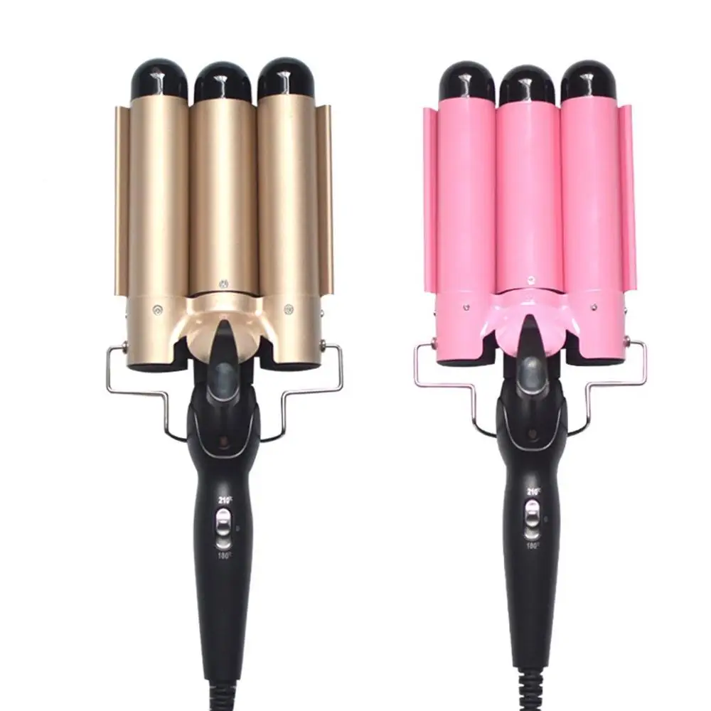 

25MM EU Professional Hair Curling Iron Ceramic Triple Barrel Hair Curler Irons Hair Wave Waver Styling Tools Hair Styler Wand
