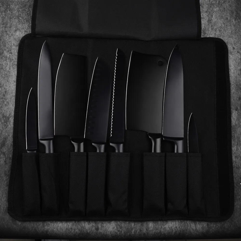 SOWOLL кухонные ножи из нержавеющей стали фруктовые Santoku для нарезки хлеба шеф