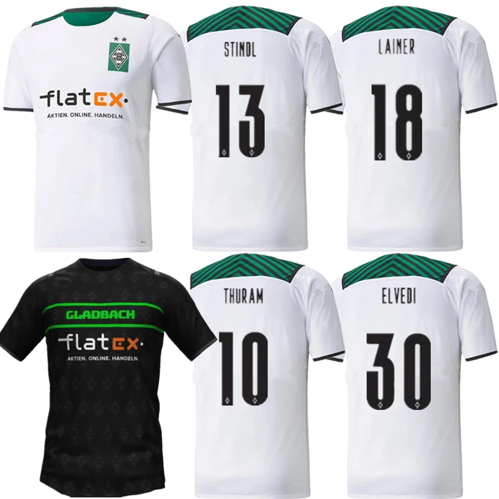 

21/22 Borussia MNCHENGLADBACH Soccer Jerseys 120th 2021 2022 PLEA THURAM Ginter EMBOLO Men Football Shirts Uniforms