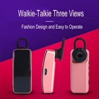 2pcs wireless professional auricular walkie talkie mini portable ear hook headset walkie talkie radio communicator talkie walkie