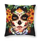 Мексиканский сахарный чехол Catrina с рисунком в виде черепа, украшение для дома на Хэллоуин