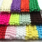 Помпонами шар 10 мм Жемчуг помпоном лента с бахромой швейная кружевная трикотажная ткань с DIY аксессуары для дома вечерние украшения 20y