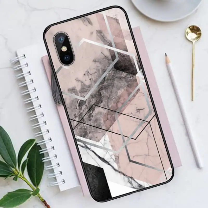 

Marble Geometric golden giltter Geometric pattern Phone Cases for iPhone 11 12 pro XS MAX 8 7 6 6S Plus X 5S SE 2020 XR