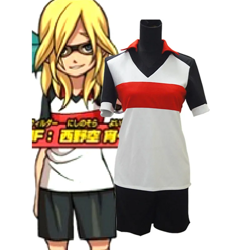 Костюм для косплея Inazuma Eleven единорог Униформа команды США|Костюмы аниме| |
