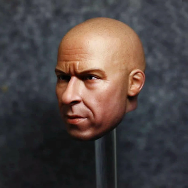 

Collection 1/6 Scale VIN Figure DIESEL Heads Sculpt Toys Head Carving Fans Souvenir Gift Doll Accessories