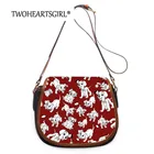 Модные женские сумки-мессенджеры с разноцветным изображением далматинской собаки, Повседневная Дамская сумка на плечо с кожаными кошельками, Сумка с клапаном и застежкой