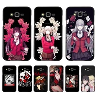 japanese anime kakegurui jabami yumeko phone case for samsung galaxy j 4plus j6 j5 j72016 j7prime for j7core j6plus