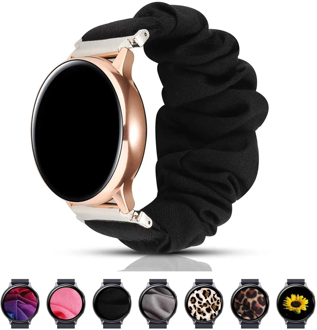 Ремешок совместим с часами Samsung Galaxy Active/Active2 40 мм/44 мм сменный Браслет Scrunchie Gear S2