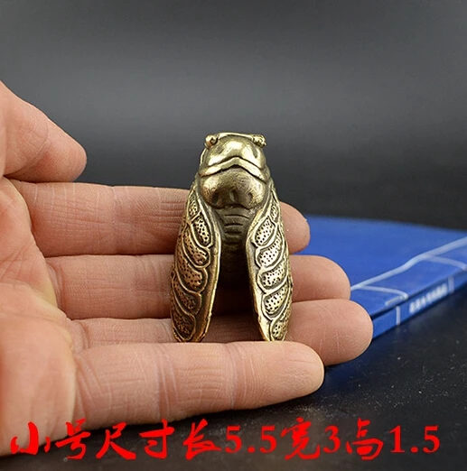 Dongcode коллекция чистой меди твердая латунь известная бронза цикады размещение