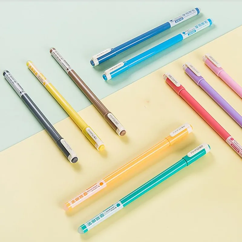 

10 Pcs/lot New Creative Cute Small Fresh sweet Candy Color Gel Pen Novelty erasable pen Student Gift School Office Supplies