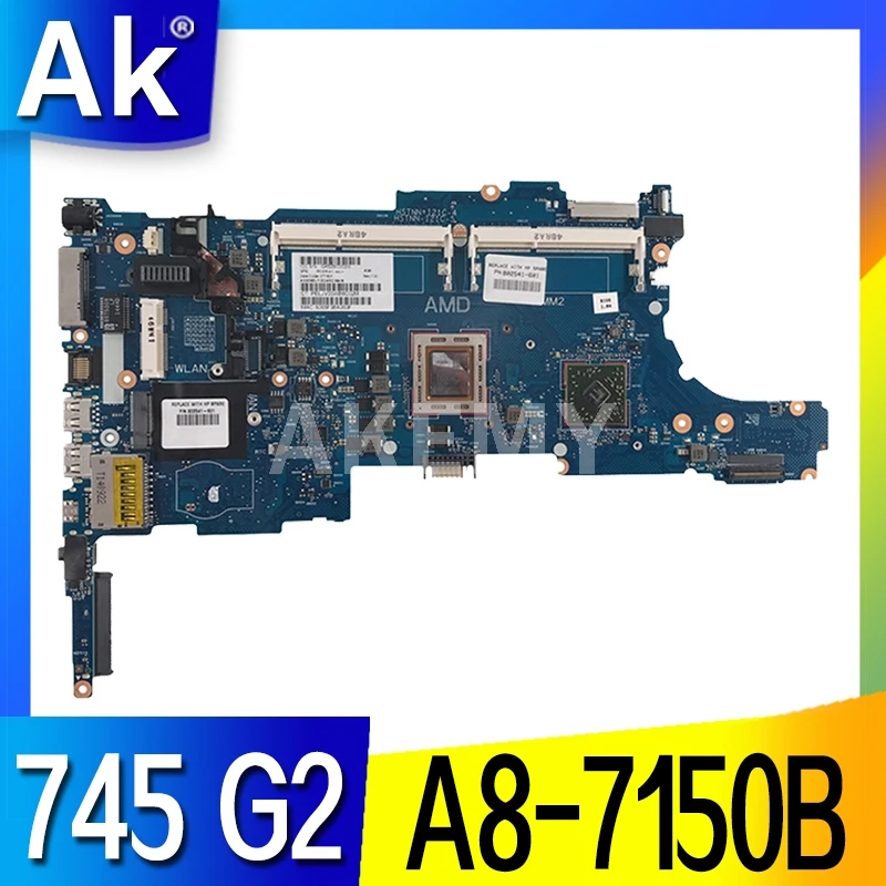 

AK для HP EliteBook 745 G2 материнская плата A8-7150B 802542-001 802542-501 802542-601 протестированная Рабочая