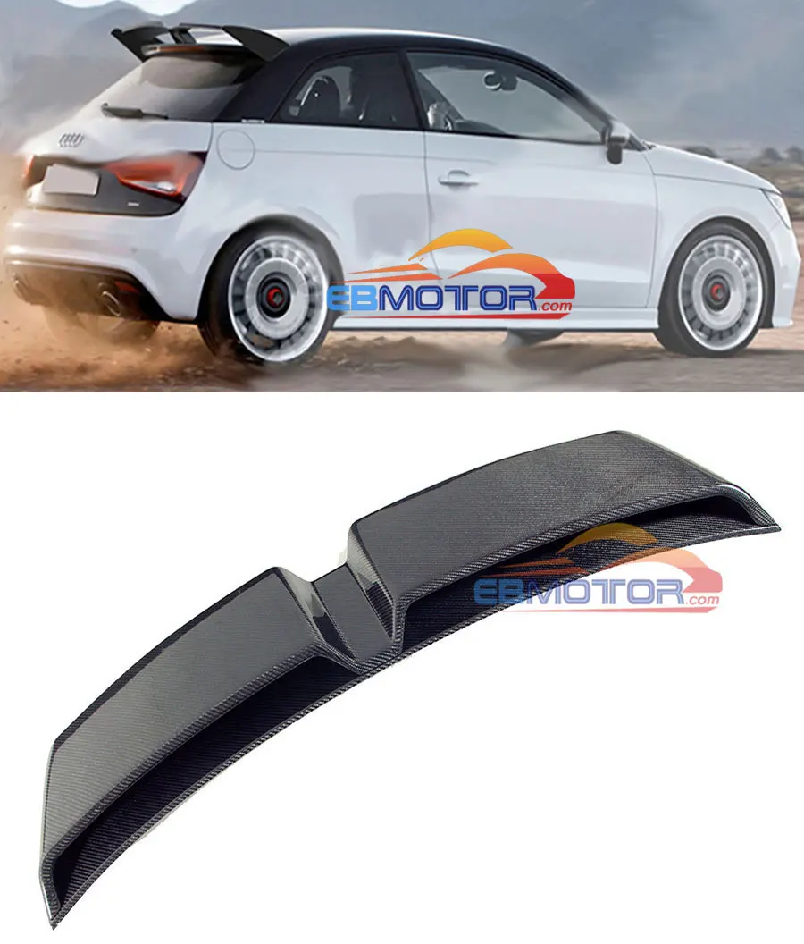 Real Carbon Fiber Roof Spoiler Wing For Audi A1 8X 3 Door HatchbackCoupe Standard 2011-2014 A091 | Автомобили и мотоциклы