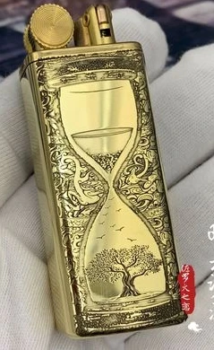 WZH 5style 545 War II eagle Time песочные часы верблюд Ретро Чистая медь креативный шлифовальный круг Латунная Труба зажигалка