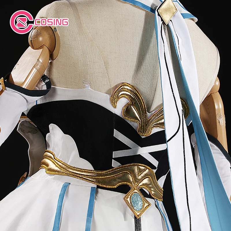 

UWOWO Traveler Cosplay Genshin Impact Lumine Carnival Halloween Girl Kids Game Costumes Performance Outfit