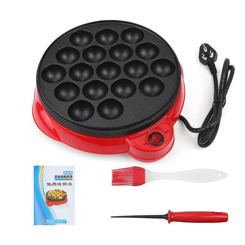 

650W 18 Holes Professional No Stick Maruko Baking Machine Household Electric Takoyaki Maker Octopus Balls Grill Pan Cooking Tool