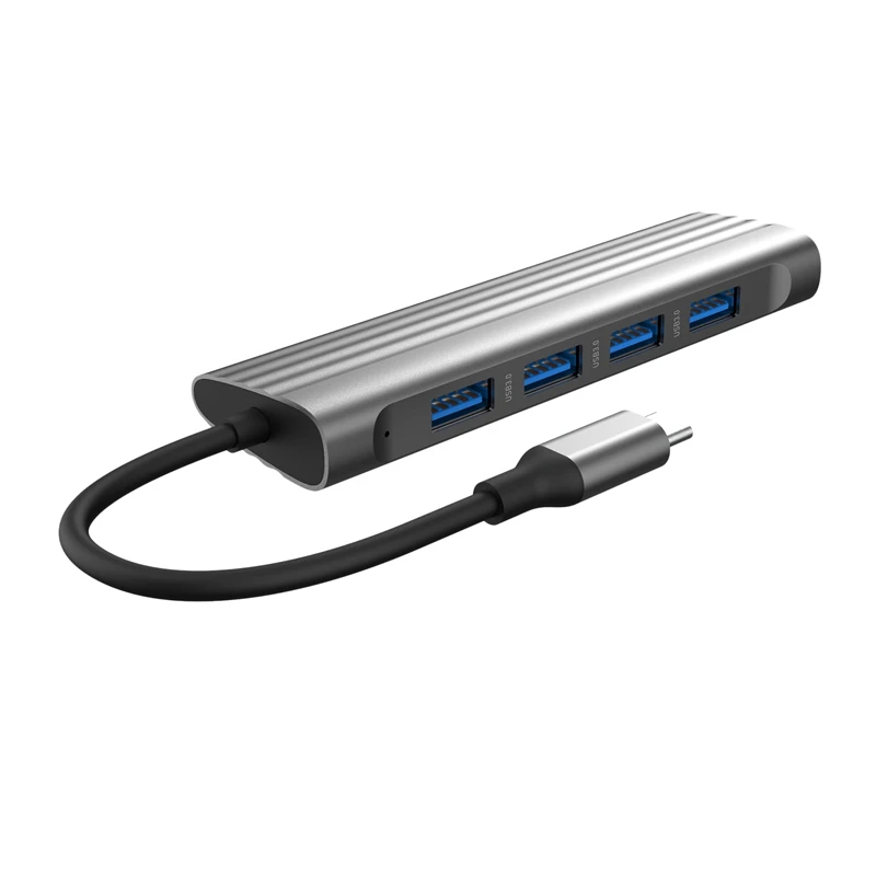 

4 in 1 USB C HUB, Docking Station Includes 4XUSB 3.0 for PC Laptop