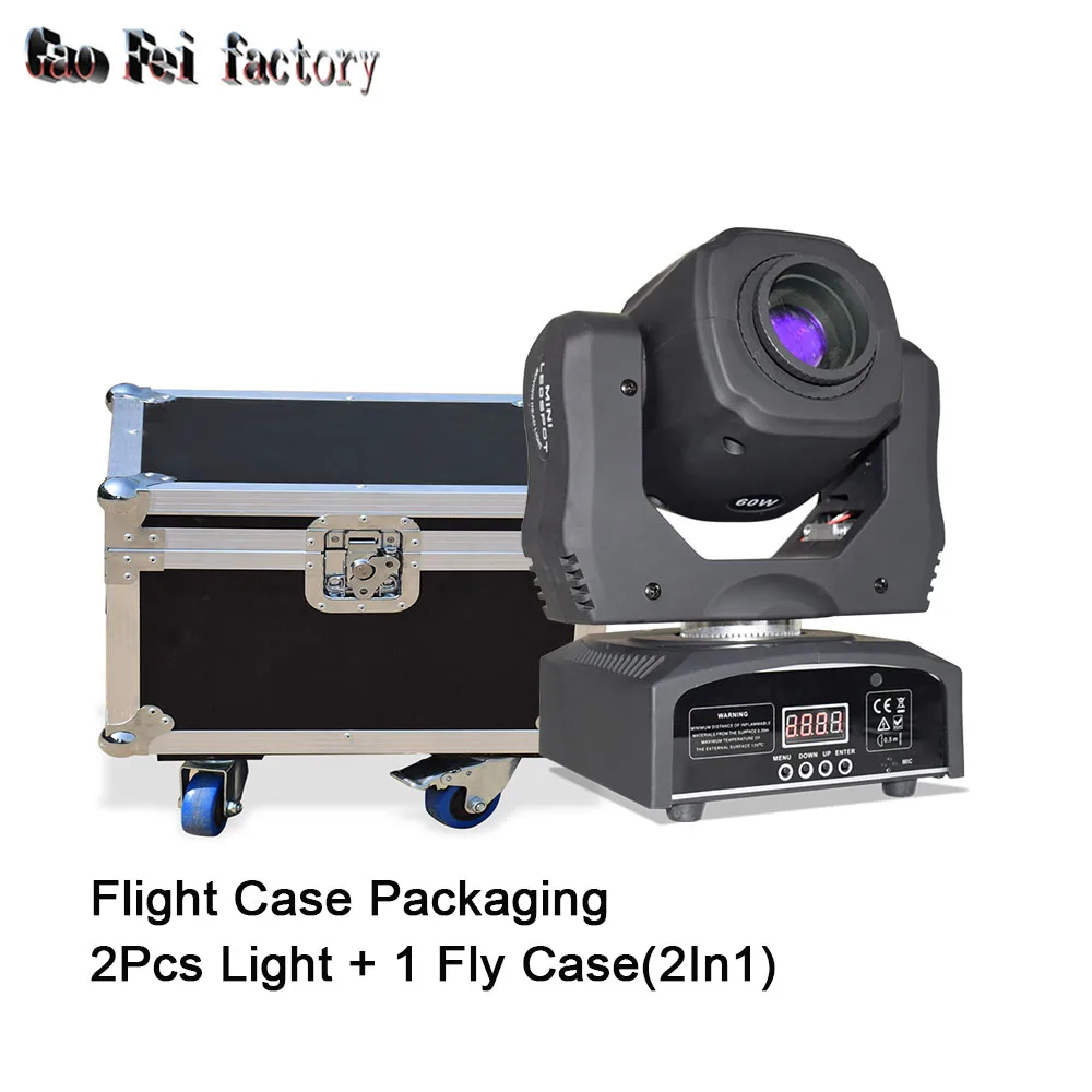 60 Вт Led Moving Head Light 3 Face Prism Spot с вращением Gobo для Dj Stage Dmx (2 шт./лот)|moving head light|led moving lightled