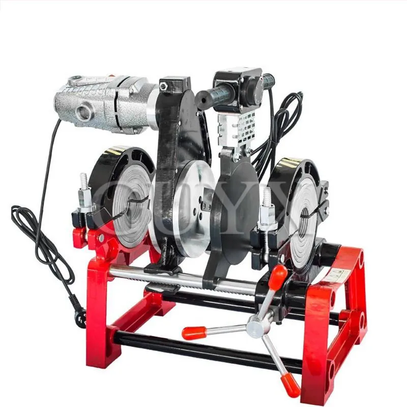 

Manual Hot Melt Hydraulic Two Ring Docking Machine PE/ PPR/ PB/ PVDF Pipe Butt Welding Machine