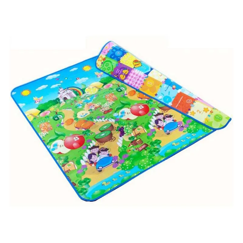 Детский коврик для ползания влагостойкий 1 см 0 5 толстый детский игровой