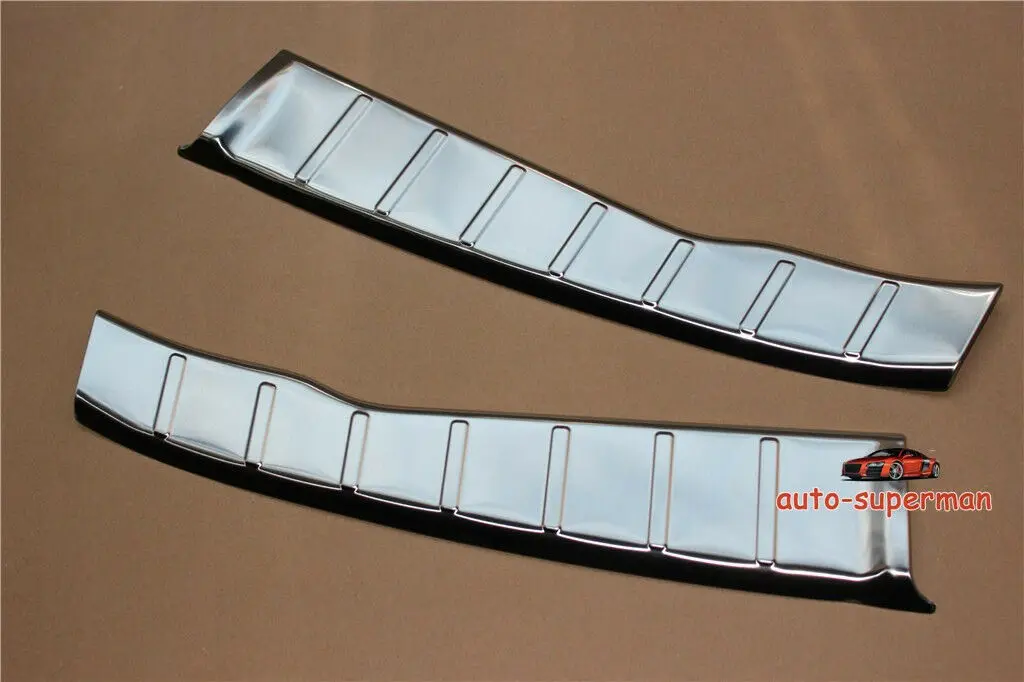 

Rear door Bumper Protector Sill Plate For peugeot 4008 2013 2014 2015 2016 2017