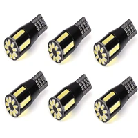 2x w5w t10 car led lights signal lamp error free bulbs 12v 3014 chips 39smd canbus white reserve backup lights led accessories